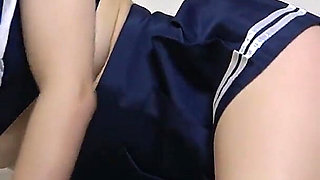 Only Japanese Girls' Apartment, Big Tits Girls' No Bra Short Student Uniform, Mini Skirt, Wedgie Thong, Socks, Seduce Fitness