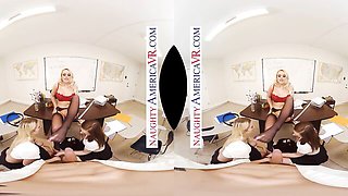 Naughty America featuring Alexis Monroe and Kenna James's virtual reality dirt