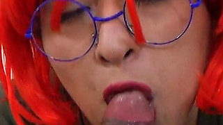 Judith Sucks a Juicy Cock