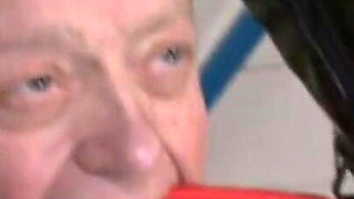 Old man ass fucking humiliating