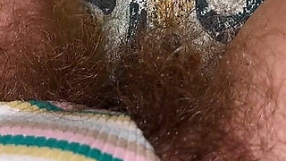 Super Thick and Long Plussy Hair Bush Closeup