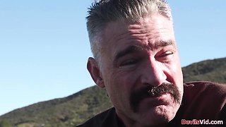 Busty lesbian wanna try anal with a man