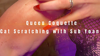 Catgirl Domina Scratches Her Sub - Long Nails Fetish & Scratch Play
