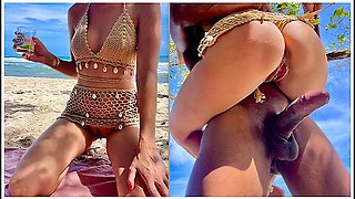 Wow He Me In All Positions On The Beach With Amatrice Francaise