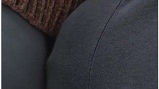 He Cums Through His Pants In Girls Hands On A Japanese Subway Train - Stranger Risky Public Touch