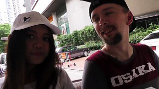 Tiny Thai teen picked up at coffee place