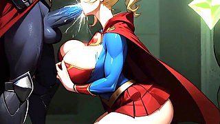 Bdsm gangbang, bdsm slave, supergirl cosplay