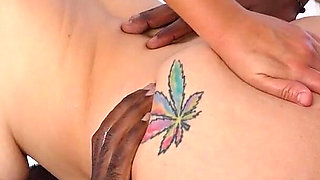 Black Double Penetration for a Redhead. Ammy Redhead, Interracial Slut in Fakings Black Fix