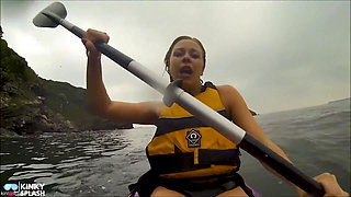 Open Water Kayak Disaster for Non Swimmer - Saved by Lifejacket