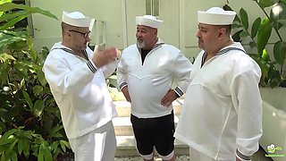 Marie Fox, Tad Pole And Serena Hill In Girlfriend In Every Port : Seaman Fucks His Former Neighbor