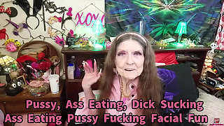 Pussy, Ass Eating, Dick Sucking Ass Eating Pussy Fucking Facial Fun