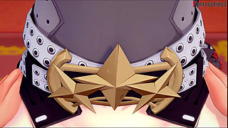 Caesar King get fucked in POV - Zenless Zone Zero