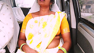 Indian Car Sex. House Maid Try to Fucking with House Owner. Telugu Dirty Talks.