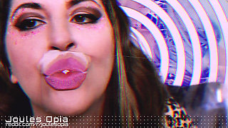 Plexiglass Kisses Lipstick Fetish Asmr
