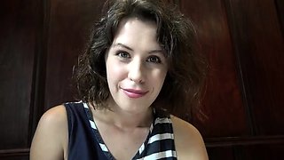 Brunette Couch Webcam Solo Fun Masturbating