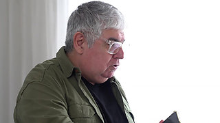 I take my blonde stepdaughter to get her eyebrows done and the brunette beautician her as much as she can