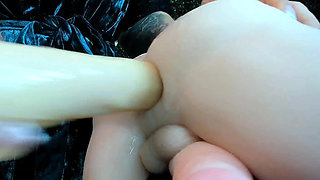 Stepmom's Anal Sex Lesson Dildo Big