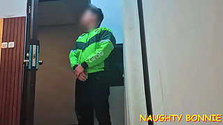 Courier Turned Personal Fuckboy For Super Horny Customer