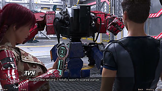 Stranded in Space - Flirting with a Half Robot Girl