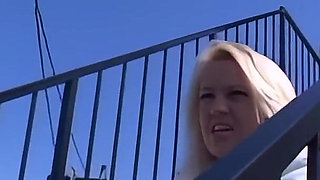 Blonde with Soft Ass Rides a Big Black Cock