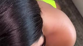 Arab slut with enormous tits gives him perfect hand- and titsjob