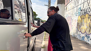 Tattooed 81 Year Old Granny Rough Fucked in My Driving Van