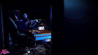 Rainy Night Rendezvous: Kylie's Nylon Surprise