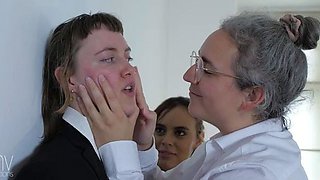Foot Tongue Mouth And Vore Teacher Tames Brats With Her