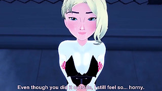 Spider-woman Gwen Stacy Fucking  Full Movie on Ptrn Fantasyking3