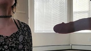 Wet Teen Dildo Blowjob