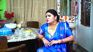 Desi Malkin Hardcore Sex with Her Servent at Dinning When She Was Alone at Home Full Movie ( Hindi Audio )