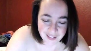 Big-Titted BBW Amateur's Hairy Webcam Show