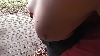 Slapping Her Tits and Clamps on Nipples