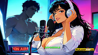 Podcast Host Takes Anonymous Guest Live On Air - AI ANIMATION