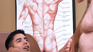 Twink seduced by Dr. Wolf at the office