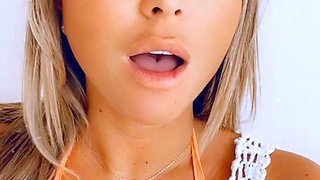 Great Big Boobs On Masturbating Redhead