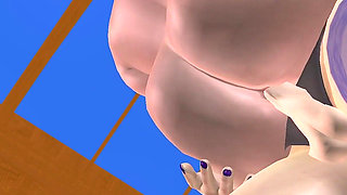 Animated 3D Lesbian Porn - Mature Woman with Strap‑on Fucking Teen Girl’s Pussy and Ass While Lifting Her up