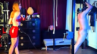 Mistress Elis Euryale - Red Latex And Redder Skin -
