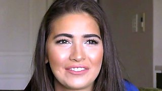 Olivia Nova Stars In WoodmanCastingX Giving Mind Blowing