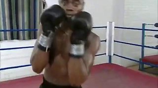 Boxing Chicks Gangbang: Blowjob, Doggy  Cowgirl Porn