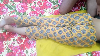 Indian Husband and Wife Enjoying Intimate and Romantic Moments at Home