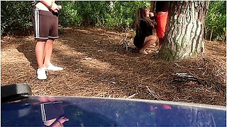 Real Amateur Wife Getting A Facial Of A Stranger In A Public Risky Place ( Cuckold Boy Watching)