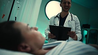Horny Lesbian Vampires - Redhead Nurse Mesmerizes Brunette