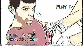 Lonely Stepbrother Masturbates in the Room (Animated Version 1991)