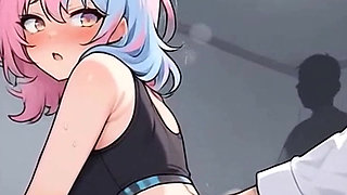 Waifu Secretary POV - Latina & Colored Hair Office Close-Up Teasing (1m Teaser)