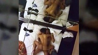 Black Amateur Couple's Hardcore Homemade Interracial Sex Tap