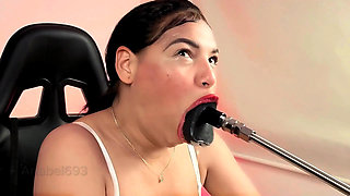 Deep Throat in a Hard Marathon "happy Ending Semen on My Pretty Face"