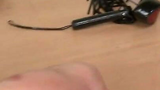 Probably his first real hardcore submission and pegging