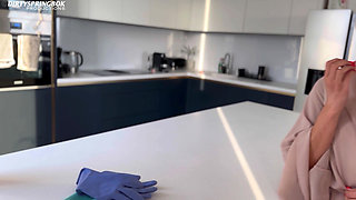 Hungry Muslim Girl Breaks Her Fast with BBC