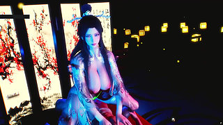 Virtual Temptress Diva: Curves in Motion - 3D Animation Hentai